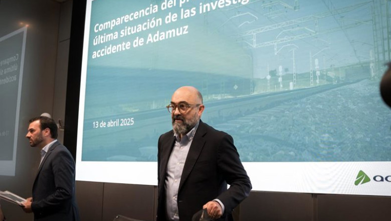 ep el presidente de adif pedro marco de la pena d atiende a los medios de comunicacion a 13 de abril