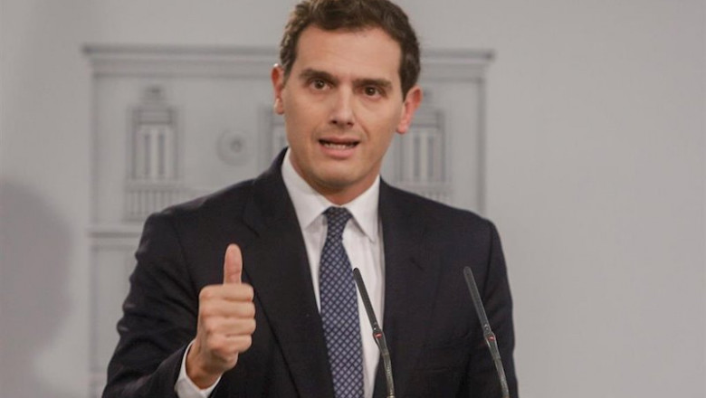 ep el presidente de ciudadanos albert rivera realiza una intervencion tras su reunion con el