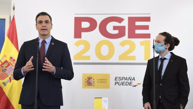 ep el presidente del gobierno pedro sanchez junto al vicepresidente pablo iglesias