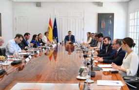 ep el presidente del gobierno pedro sanchez presidiendo la reunion del consejo de seguridad nacional