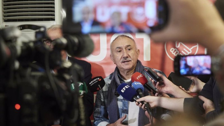 ep el secretario general de ugt pepe alvarez atiende a los medios de comunicacion antes de ep el secretario general de ugt pepe alvarez atiende a los medios de comunicacion antes de