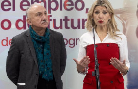 ep el secretario general de ugt pepe alvarez y la vicepresidenta segunda del gobierno y ministra de