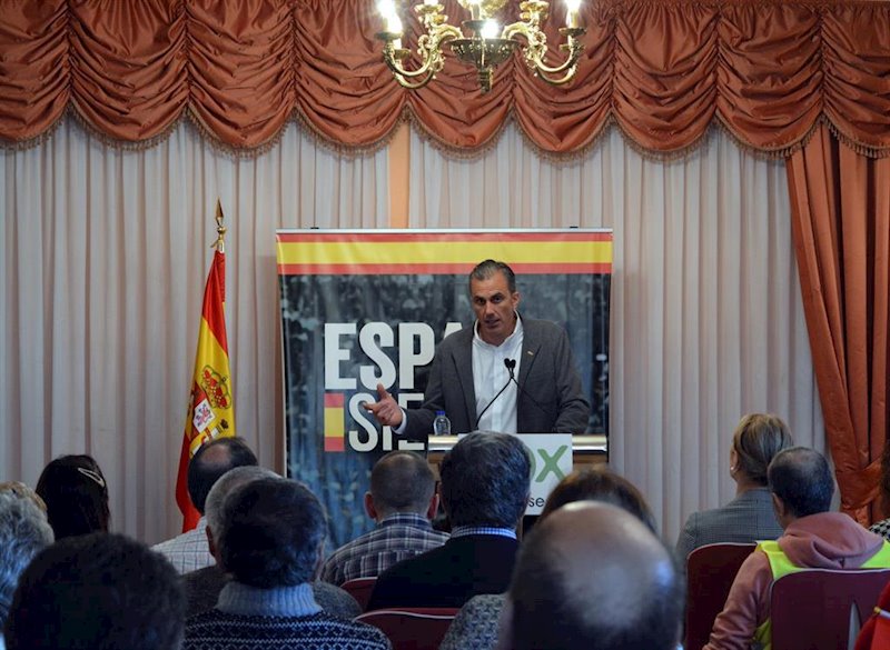 ep el secretario general de vox javier ortega smith en ourense