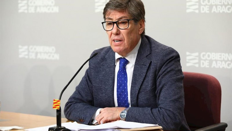 El vicepresidente del Gobierno de Aragón, Arturo Aliaga. | GOBIERNO DE ARAGÓN ep el vicepresidente del gobierno de aragon arturo aliaga