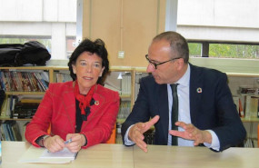 ep la ministra de educacion en funciones y portavoz del gobierno central isabel celaa con el