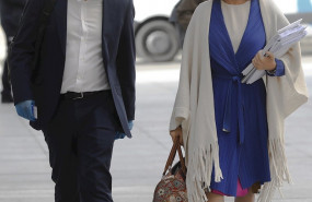 ep la ministra de hacienda maria jesus montero a su llegada a la sesion de control al ejecutivo en