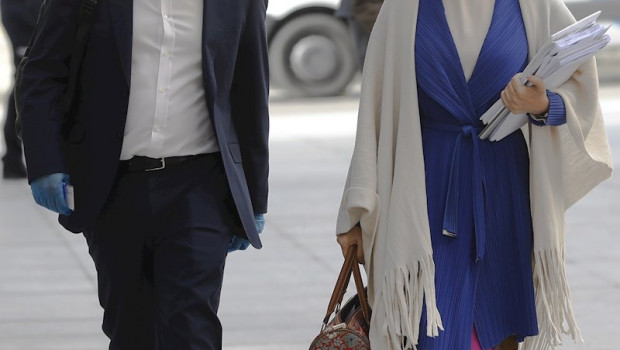 ep la ministra de hacienda maria jesus montero a su llegada a la sesion de control al ejecutivo en