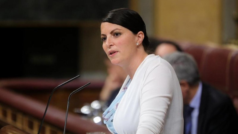 ep la portavoz adjunta de vox macarena olona interviene desde la tribuna del congreso de los