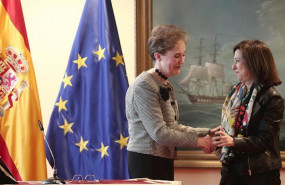 ep la secretaria de estado y directora del centro nacional de inteligencia cni paz esteban junto a