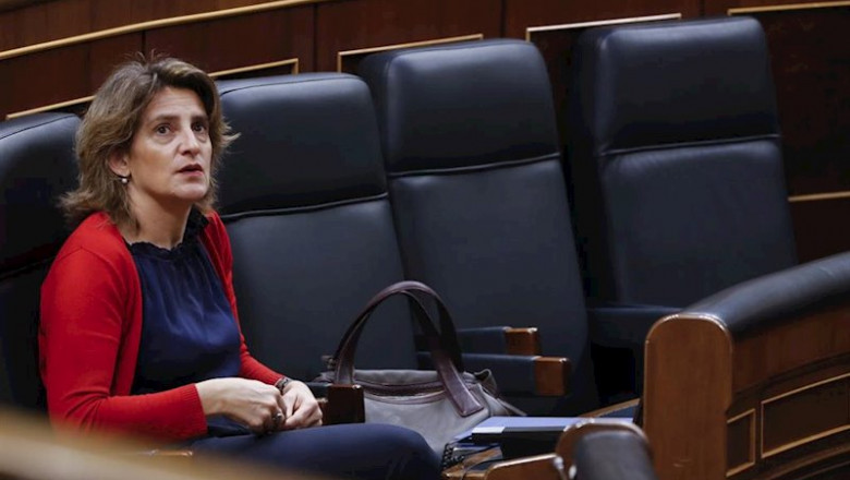 ep la vicepresidenta cuarta y ministra para la transicion ecologica teresa ribera durante una sesion