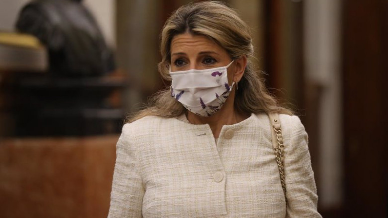 ep la vicepresidenta segunda y ministra de trabajo y economia social yolanda diaz en una foto de