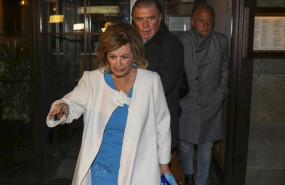 ep maria teresa campos sale de cenar en un conocido restaurante junto a emilio javier
