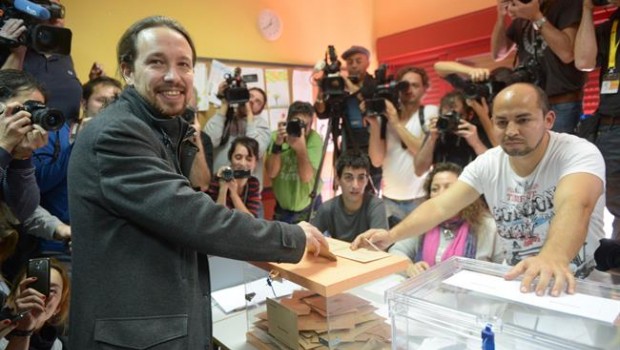 ep pablo iglesias votandolas elecciones generalesdiciembre2015
