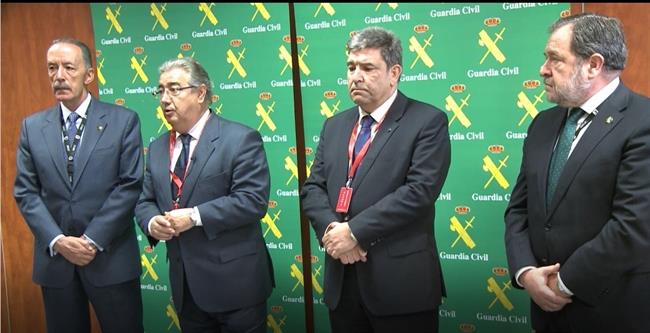 Pablo Martín, Zoido, José María Holgado y el general Salas | GUARDIA CIVIL ep pablo martin zoido jose maria holgadogeneral salas