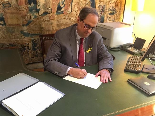 ep presidente quim torra firmadecretonombrar consell executiu