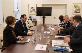 ep reunion en el ministerio sobre los corredores atlantico y mediterraneo