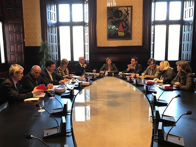 Reunión de la Mesa del Parlament | EUROPA PRESS ep reunionla mesaparlament