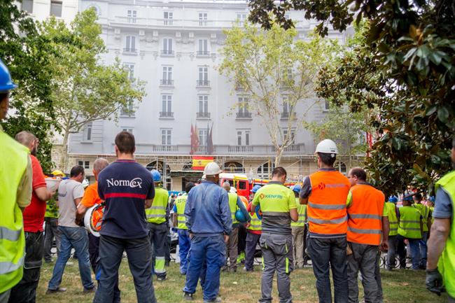 Europa Press ep se derrumbaandamiolas obrashotel ritzmadrid