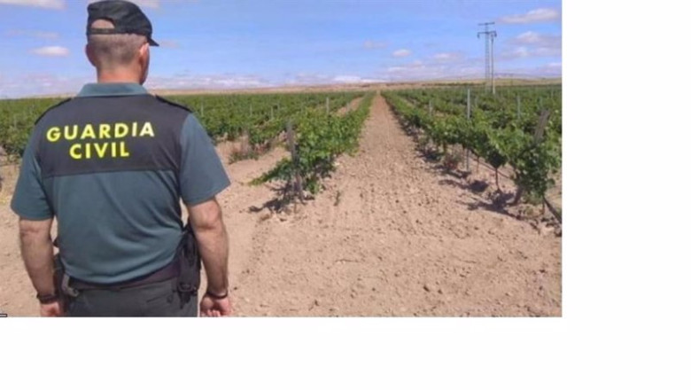 ep un agente de la guardia civil en una bodega ep un agente de la guardia civil en una bodega