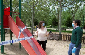 ep un parque infantil cerrado por la alerta sanitaria