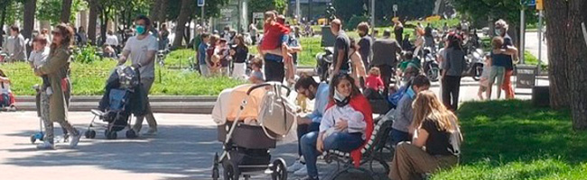 paseo menores niños aglomeraciones coronavirus portada