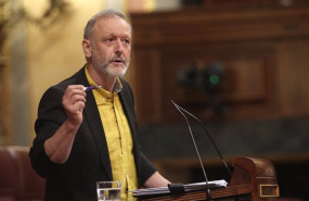 ep archivo   el diputado de podemos en el congreso por vizcaya roberto uriarte interviene durante