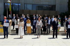 ep archivo   la ministra de industria comercio y turismo reyes maroto y la secretaria de estado de
