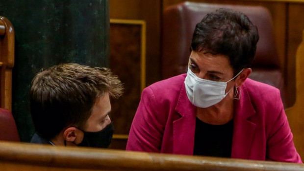 ep archivo   la portavoz de eh bildu en el congreso de los diputados mertxe aizpurua habla con el