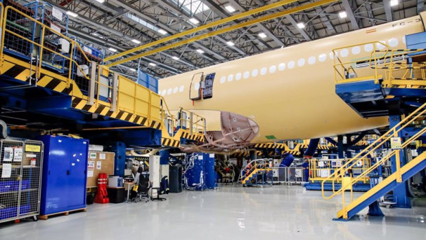 ep archivo vista de la estructura de un avion en el campus de airbus en getafe ep archivo vista de la estructura de un avion en el campus de airbus en getafe