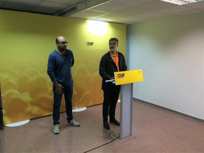 Carles Riera y Joan Coma (CUP) | EUROPA PRESS ep carles rierajoan coma cup