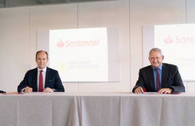 ep el consejero delegado de santander espana rami aboukhair y el presidente de cooperativas