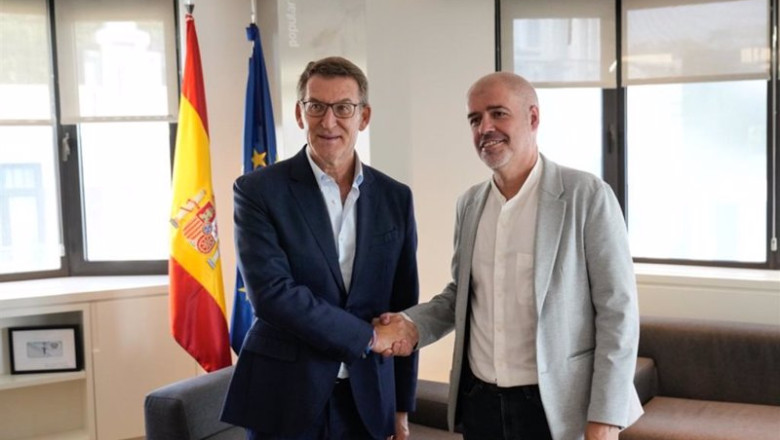 ep el lider del pp alberto nunez feijoo se ha reunido con el secretario general de ccoo unai sordo ep el lider del pp alberto nunez feijoo se ha reunido con el secretario general de ccoo unai sordo