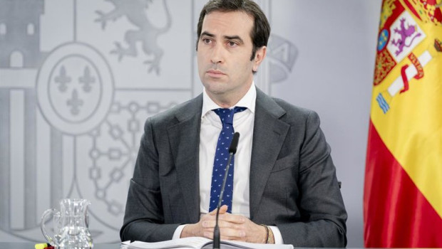 ep el ministro de economia comercio y empresa carlos cuerpo durante una rueda de prensa