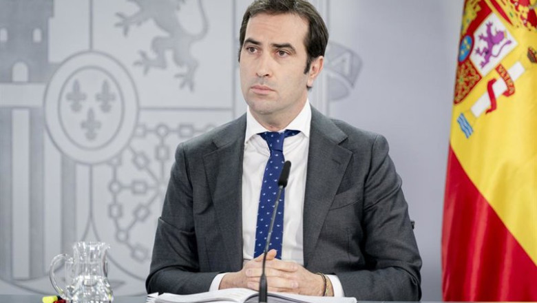 ep el ministro de economia comercio y empresa carlos cuerpo durante una rueda de prensa ep el ministro de economia comercio y empresa carlos cuerpo durante una rueda de prensa