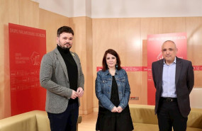 ep el portavoz de erc en el congreso gabriel rufian la portavoz del grupo socialista adriana lastra