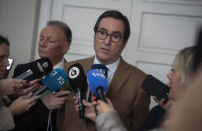 ep el presidente de la ceoe antonio garamendi en un acto en valncia de homenaje al empresario miguel