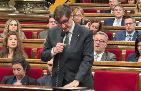 ep el presidente de la generalitat salvador illa en la sesion de control al govern en el parlament