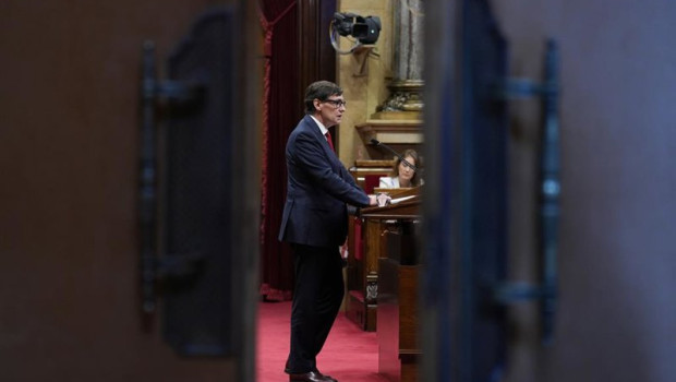 ep el presidente de la generalitat salvador illa interviene durante la primera jornada del debate de
