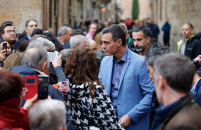 ep el presidente del gobierno en funciones pedro sanchez durante su visita por el casco antiguo de