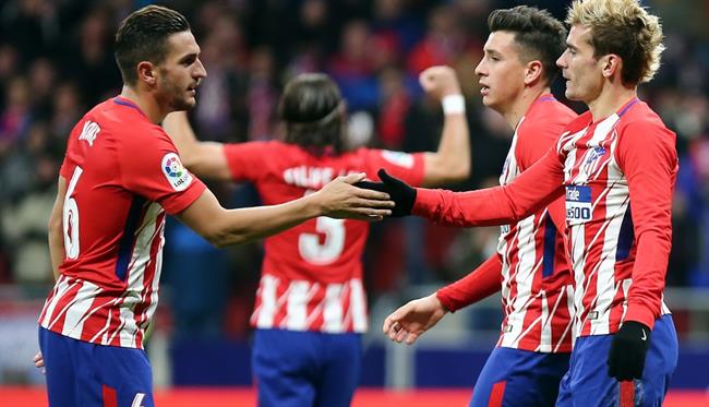 Koke y Griezmann (Atlético de Madrid) | ÁNGEL GUTIÉRREZ - Archivo ep kokegriezmann atletico de madrid