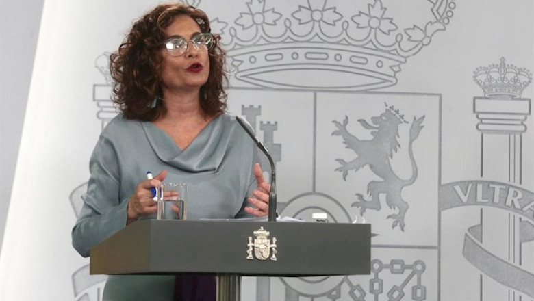 ep la ministra de hacienda y portavoz del ejecutivo maria jesus montero durante rueda de prensa
