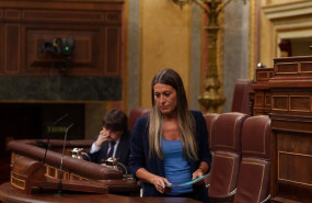 ep la portavoz de junts en el congreso miriam nogueras interviene durante una sesion plenaria en el