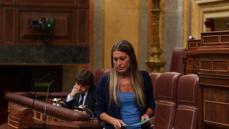 ep la portavoz de junts en el congreso miriam nogueras interviene durante una sesion plenaria en el