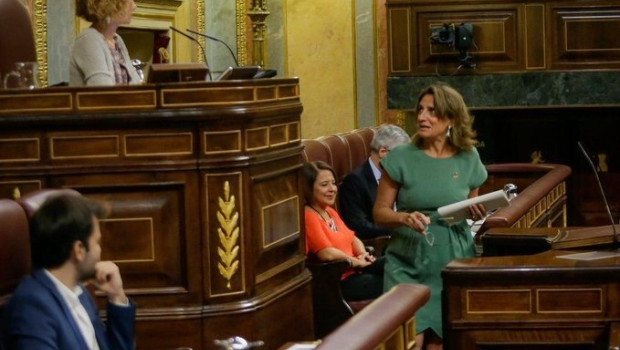 ep la vicepresidenta para la transicion ecologica teresa ribera ante el pleno del congreso