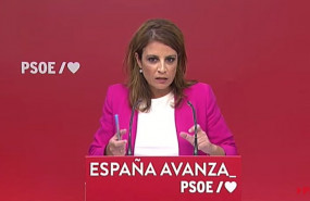 ep la vicesecretaria general del psoe adriana lastra en la rueda de prensa