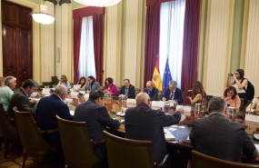 ep mesa de reunion durante el primer consejo agrario con la representacion renovada de las