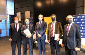 ep presentacion del ix edicion del anuario del euro organizada por fundacion ico y fundacion de