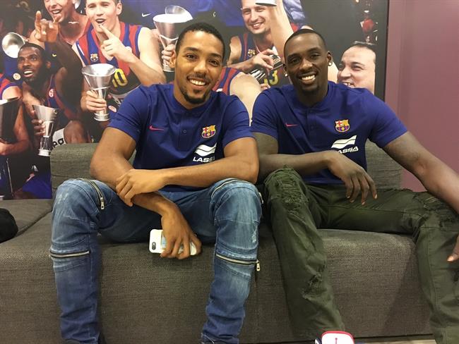 Rakim Sanders y Phil Pressey, presentados en el Barcelona | FCB ep rakim sandersphil pressey presentadosbarcelona