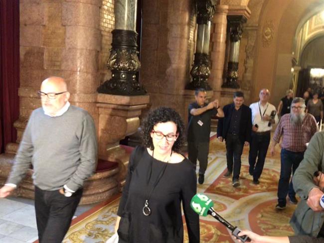Reunión de los diputados de JxSí y la CUP en el Parlament | EUROPA PRESS ep reunionlos diputadosjxsi ycupparlament