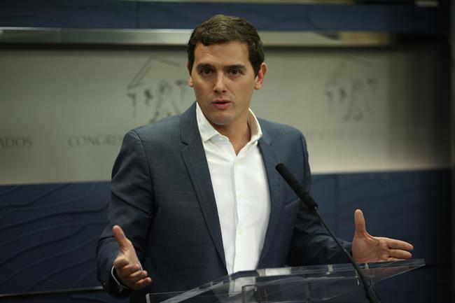 Rueda de prensa de Albert Rivera en el Congreso | EUROPA PRESS ep ruedaprensaalbert riveracongreso